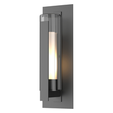  307283-SKT-80-ZU0662 - Vertical Bar Fluted Glass Large Outdoor Sconce