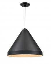  RCC17-SB - R Series 1-Light Cord Hung Cone Satin Black