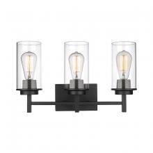  494003-MB - Janna 3-Light Vanity Matte Black