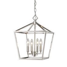  3234-SN - 4-Light Pendant light Satin Nickel