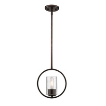  2351-RBZ - Delano 1-Light Mini-Pendant light Rubbed Bronze