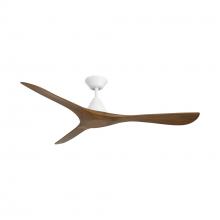 Modern Forms US - Fans Only FR-D2504-60-MW/DK - Carve 60 Downrod Ceiling Fan