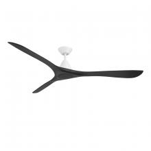 Modern Forms US - Fans Only FR-D2504-72-MW/MB - Carve 72 Downrod Ceiling Fan