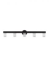  KWBA27627B - Kelly Wearstler Esfera 5-light dimmable LED large bath vanity with nightshade black finish