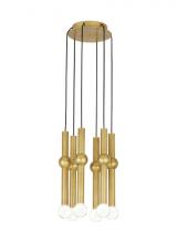  700TRSPGYD6RNB-LED930 - Guyed 6 Light Chandelier