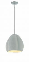  P1884-084C - Sima - 1 Light Pendant in Metal and Cement