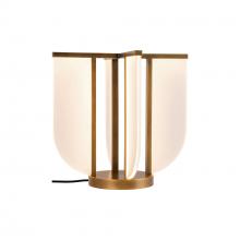  TL336815VB - Anders 16-in Vintage Brass LED Table Lamp