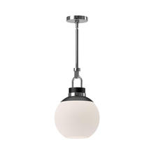  PD520512CHOP - Copperfield 12-in Chrome/Opal Matte Glass 1 Light Pendant