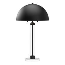  TL565019MB - Margaux 18-in Matte Black 2 Lights Table Lamp