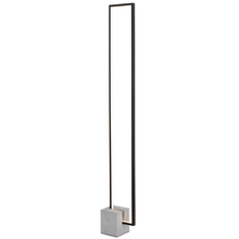  FLN-LEDF55-MB - 34W Floor Lamp Black With Concrete Base