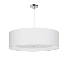 Dainolite HEL-304P-PC-WH - 4 Light Helena Pendant Polished Chrome White with White Diffuser