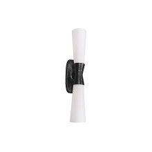 Dainolite WTY-192W-MB - 2LT Wall Sconce, MB w/ Opal Glass