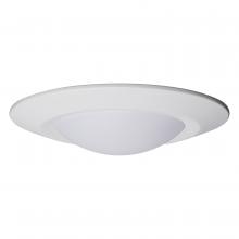  62/1762 - 7.5 Inch; LED Flush Mount Fixture; Disk Light; Round; 13 Watt; 3000K; White Finish; 12pk