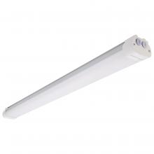  65/831R1 - 4 Foot; LED Tri-Proof Linear Fixture; CCT & Wattage Selectable; IP65 and IK08 Rated; 0-10V Dimming;