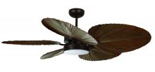  21065501 - Lucci Air Bali 52" DC Ceiling Fan with Light in Oil Rubbed Bronze and Dark Koa Blades