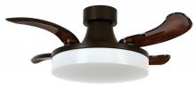  21066601 - Fanaway Orbit 36-inch Oil Rubbed Bronze and Dark Koa Ceiling Fan with Light
