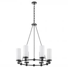  667-6-59 - Lee BLVD 2.0 6 Light Chandelier, Matte Black