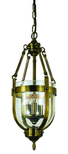  1013 BN - 3-Light Brushed Nickel Hannover Mini-Chandelier