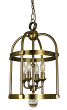  1103 BN - 4-Light Brushed Nickel Compass Mini Chandelier