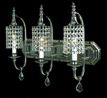  2049 PS - 3-Light Polished Silver Princessa Dining Chandelier