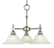  2439 PN/AM - 3-Light Polished Nickel Taylor Dinette Chandelier