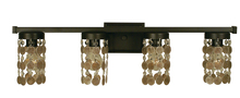  4364 FB - 4-Light French Brass Naomi Sconce