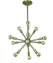  4393 PN - 12-Light Polished Nickel Simone Chandelier