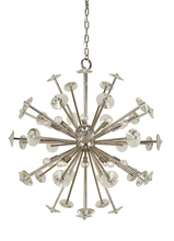  4816 SP - 20-Light Satin Pewter Apogee Foyer Chandelier