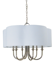  4990 PN - 6 Light Polished Nickel Desire Chandelier