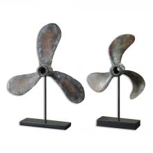  19947 - Uttermost Propellers Rust Sculptures, S/2