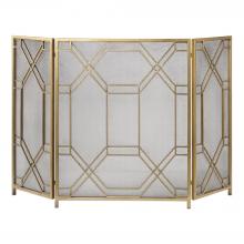  18707 - Uttermost Rosen Gold Fireplace Screen