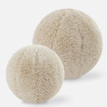  64047 - Uttermost Abide Ball Sheepskin Pillows, Set/2