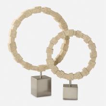  18167 - Uttermost Ivory Fusion Stone Rings, S/2