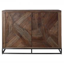  24932 - Uttermost Evros Reclaimed Wood 2 Door Cabinet