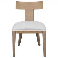  23595 - Uttermost Idris Armless Chair Natural