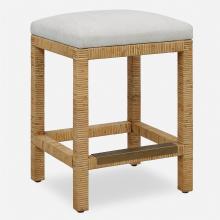  23837 - Uttermost Muriel Rattan Counter Stool