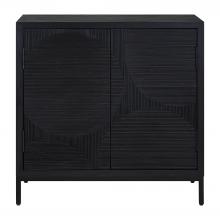  50063 - Uttermost Beswick Black 2 Door Cabinet