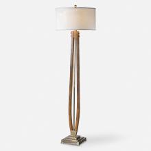  28105 - Uttermost Boydton Burnished Wood Floor Lamp