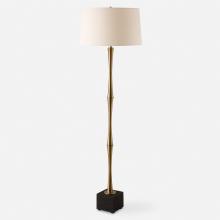  30416 - Uttermost Shino Antique Brass Floor Lamp