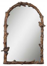  13774 - Paza Antique Gold Arch Mirror