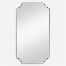  09710 - Uttermost Lennox Nickel Scalloped Corner Mirror