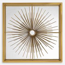 04304 - Uttermost Starlight Mirrored Brass Wall Decor