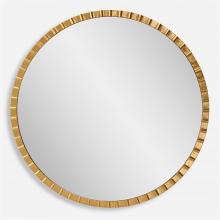 09781 - Uttermost Dandridge Gold Round Mirror