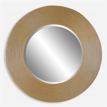  09801 - Uttermost Archer Gold Wire Round Mirror