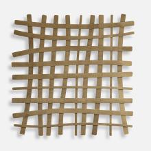  04333 - Uttermost Gridlines Gold Metal Wall Decor