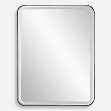  09946 - Crofton Lighted Black Large Mirror