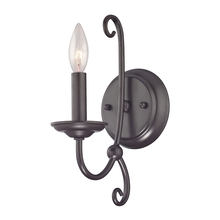  1501WS/10 - Thomas - Williamsport 12'' High 1-Light Sconce - Oil Rubbed Bronze