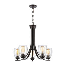  CN320521 - Thomas - Calistoga 25'' Wide 5-Light Chandelier - Oil Rubbed Bronze