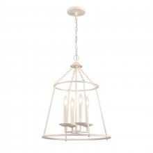  EC89684/4 - Joanie 17.25'' Wide 4-Light Pendant - Antique White