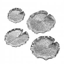  H0017-10429/S4 - Lilypad Bowl - Set of 4 Silver